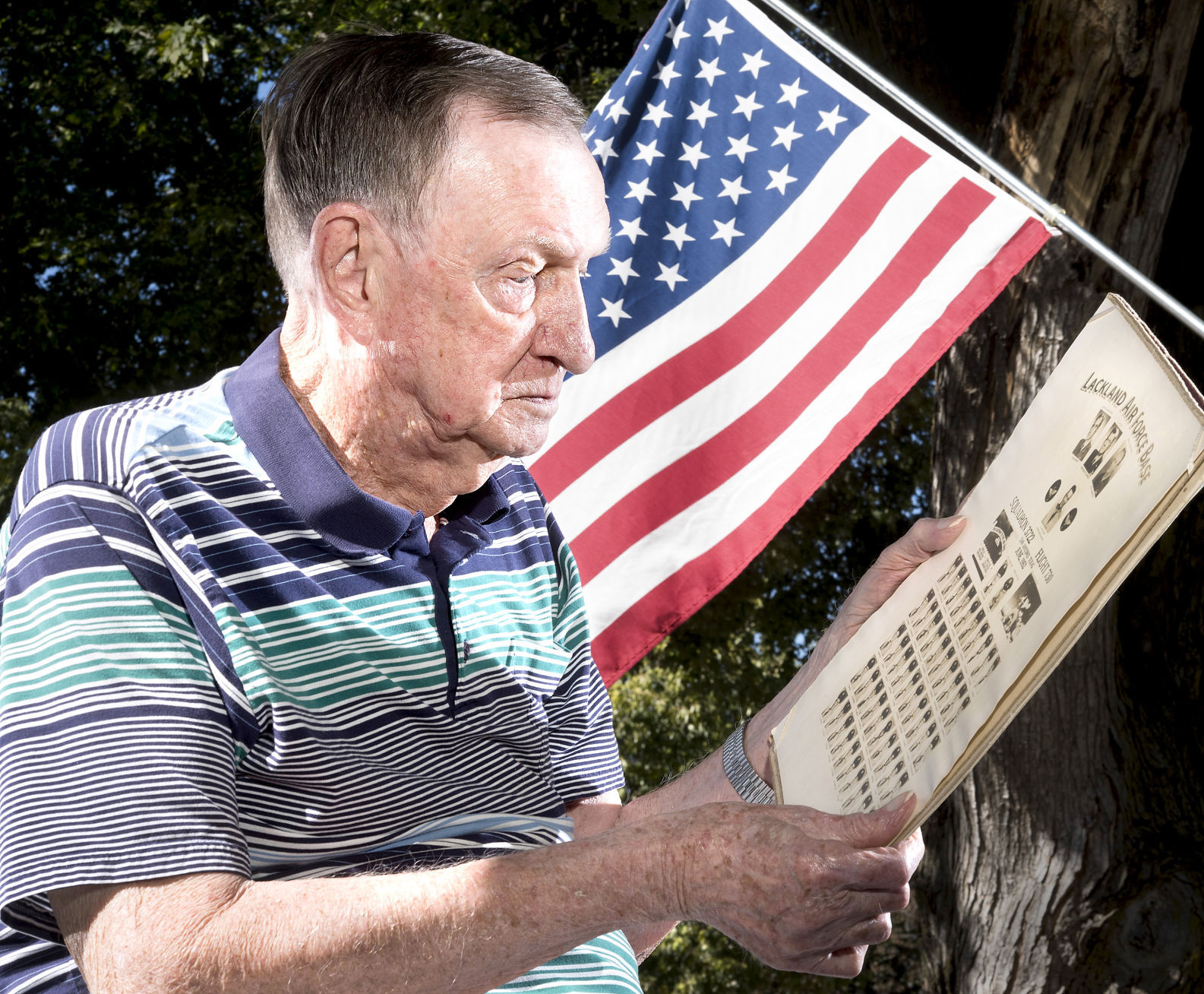Korean War veteran Doug Hussey